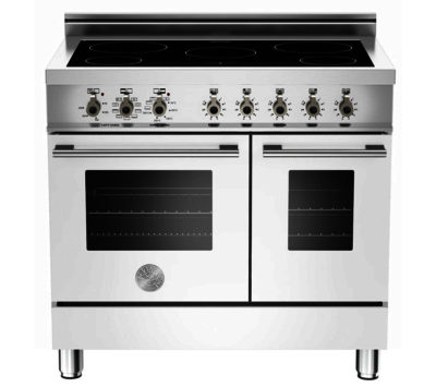 BERTAZZONI  Professional 90 W90INDMFEBI Electric Induction Range Cooker - Pure White
